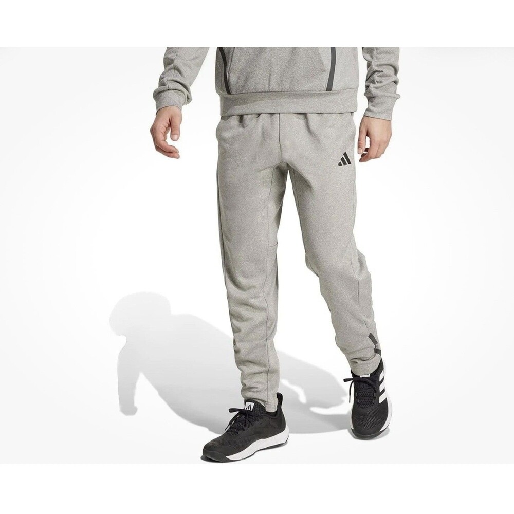 Adidas Game & Go Training Mens Multi Sports Sweatpants Jogger JJ1181 Gray Medium